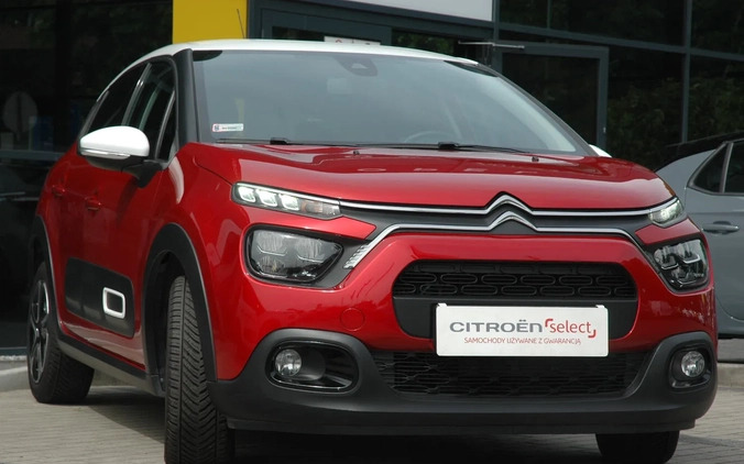 Citroen C3 cena 69900 przebieg: 33000, rok produkcji 2022 z Rychwał małe 56